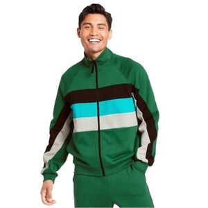 Men's Color Block Stripe Zip-Up Track Jacket - LEGO Collection x Target NEW